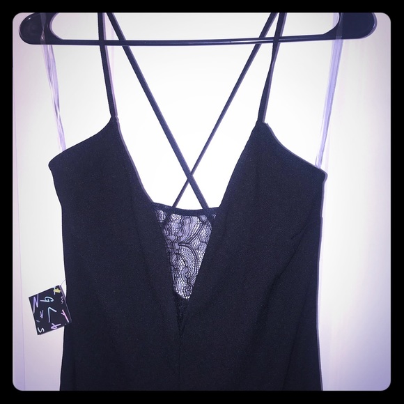 Nasty Gal Black Lace Jumpsuit - Picture 2 of 12